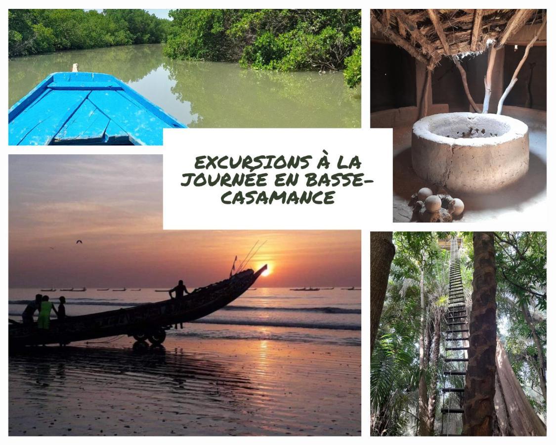 Appartement Familial Spacieux Avec Climatisation Ziguinchor Ngoại thất bức ảnh